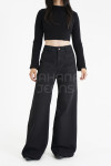 26720 WIDE LEG NEGRO