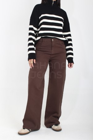 12250 WIDE LEG CHOCO