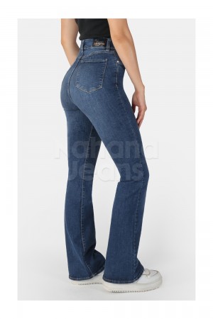 Pantalón oxford tiro alto top